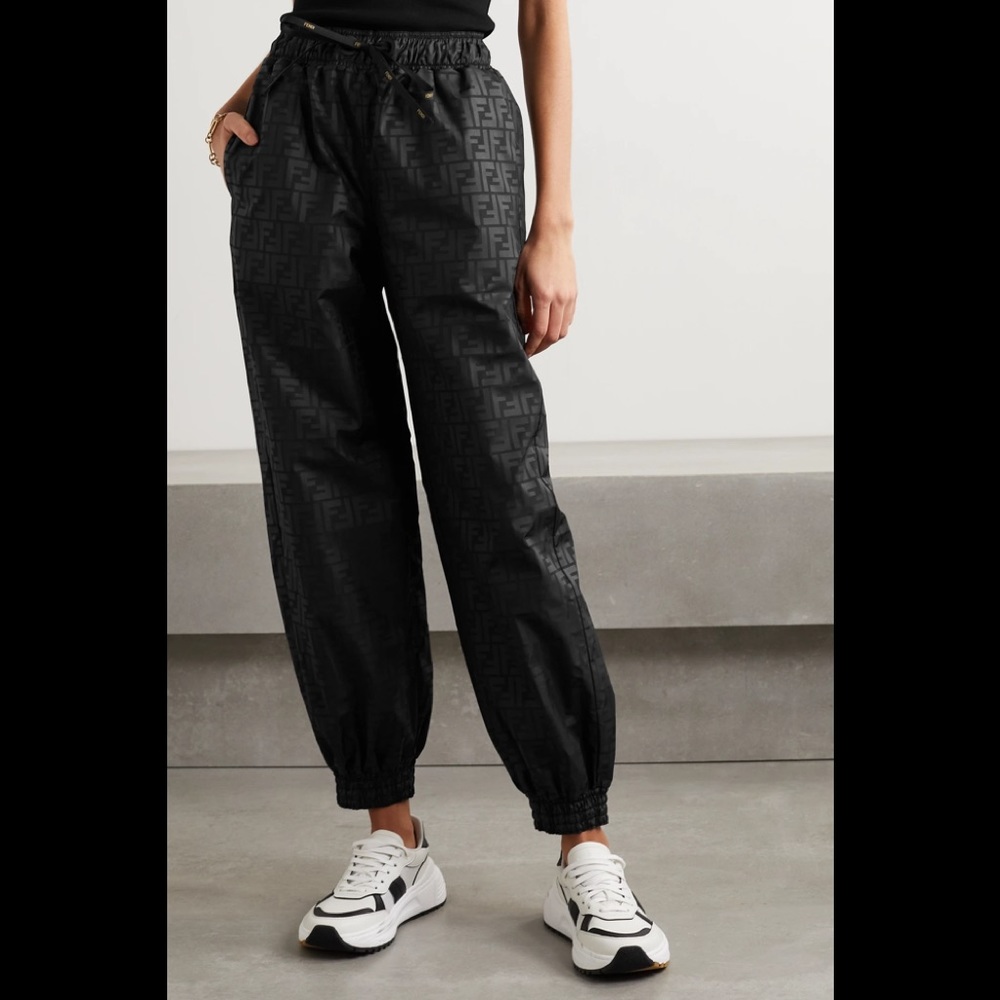NWT FENDI Printed Shell Track Pants SZ M - $990